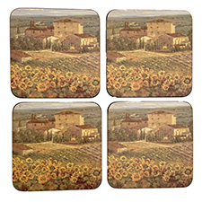 ORTMEIRION Pimpernel coasters 6 pieces